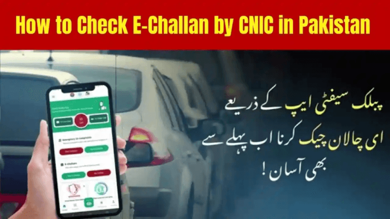 How to Check E-Challan by CNIC in Pakistan (2026 Updated Guide)