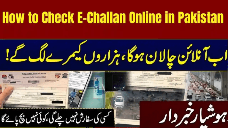 How to Check E-Challan Online in Pakistan – Punjab, Sindh, Islamabad & KPK Guide (2026)