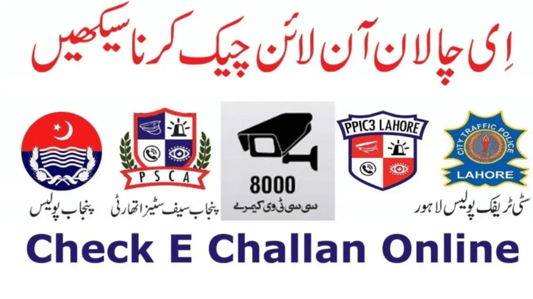 How to Check E-Challan on echallan.psca.gop.pk – Step-by-Step Guide 2025