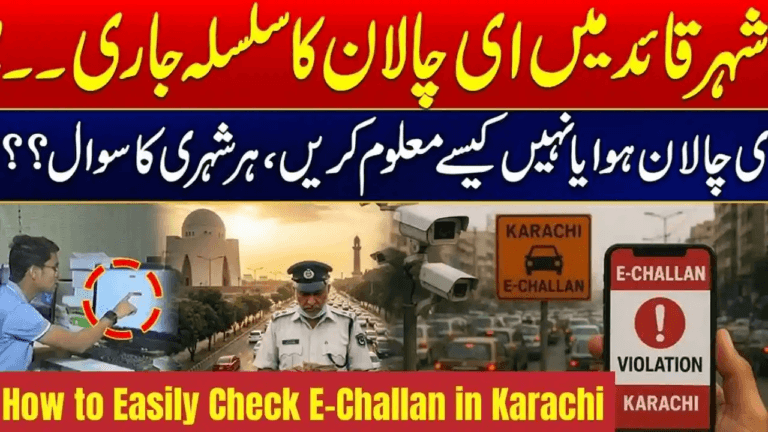 How to Easily Check E-Challan in Karachi – Complete 2025 Guide