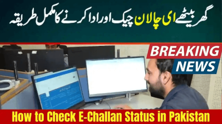 How to Check E-Challan Status in Pakistan – Paid or Unpaid Verification 2026